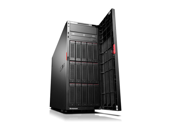 联想Lenovo ThinkServer TD350 塔式服务器（英特尔®至强®E5-2603 v4处理器/8G RDIMM内存/1TB 7.2K RPM SATA 3.5英寸硬盘） 产品图