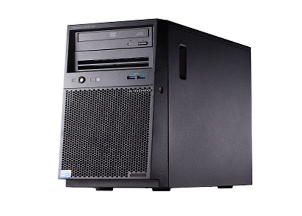 IBM System X3100 M5 塔式服务器（英特尔®至强®E3-1241 v3处理器/8G UDIMM内存/2块1TB 7.2K RPM SATA 3.5英寸硬盘） 产品图