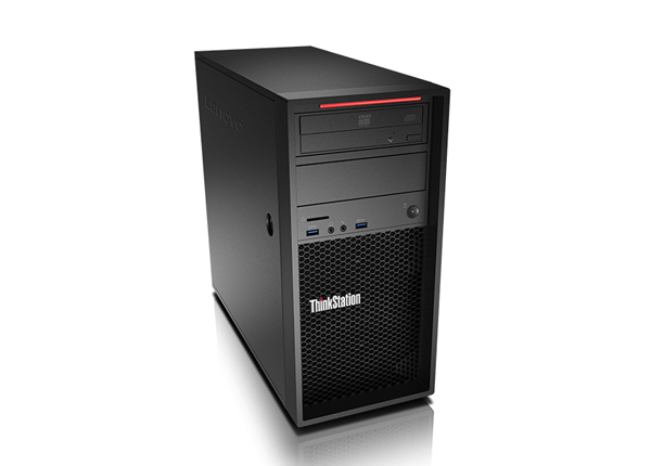 联想Lenovo ThinkStation P410 塔式工作站（英特尔®至强®E5-2620 v4处理器/16GB内存/1TB机械硬盘/Nvidia Quadro P2000 5GB显卡） 产品图