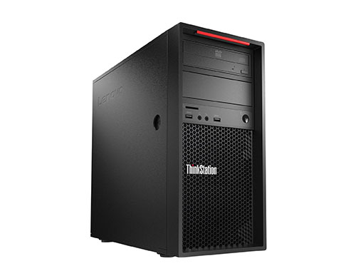 联想工作站 P520C三维设计 （英特尔至强W-2225 4核3.6GHz/16G内存/256G M.2固态+2T硬盘/P2200-5G显卡/500W电源）  产品图