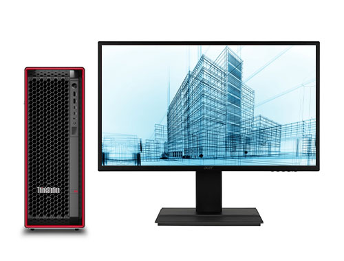 联想ThinkStation P5 BIM建筑设计电脑工作站 产品图